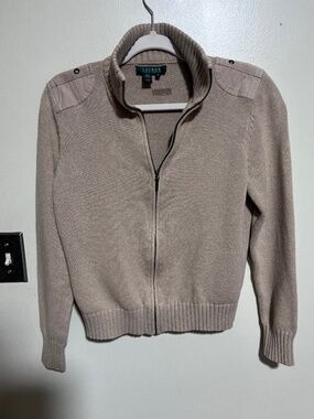 Lauren Ralph Lauren Zippered Cardigan